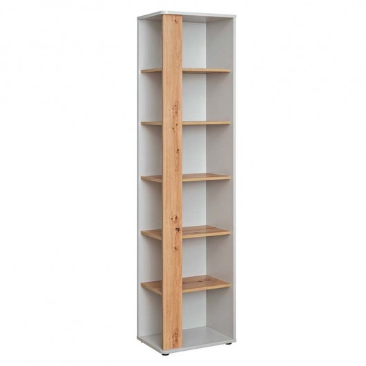 Colonna libreria Amabel Gihome ® grigio rovere