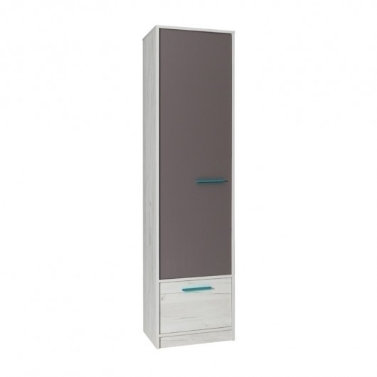 Colonna 1 anta 1 cassetto cameretta Maya Gihome ® blu
