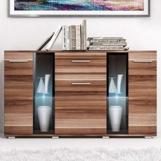 Credenza moderna Woper Gihome ® noce
