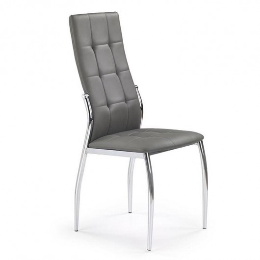 Sedia in ecopelle Sveva Gihome ® grigio