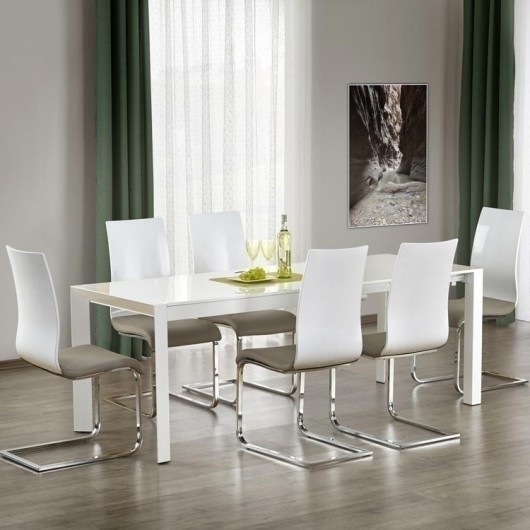 Tavolo allungabile Falco Gihome ® 130-210 bianco lucido
