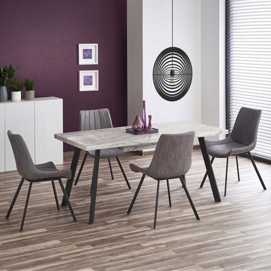 Tavolo allungabile Ginepro Gihome ® effetto marmo