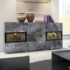 Credenza Emotion ossido 2 ante 3 cassetti