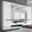 Armadio Dubai Gihome ® 5 ante bianco lucido