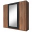 Armadio Lisa Gihome ® noce e nero