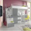 Cameretta per bambini Simone Gihome ® grigio lucido