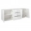 Credenza Candia Gihome ® 4 ante 3 cassetti bianco lucido