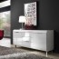 Credenza 2 ante 3 cassetti Duna Gihome ® bianco lucido