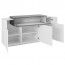 Credenza Milos Gihome ® 3 ante e 1 a ribalta bianco cemento