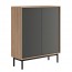 Mobile contenitore Avola Gihome ® 2 ante legno grafite