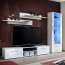 Parete attrezzata Las Vegas Gihome ® bianco lucido