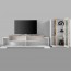 Parete attrezzata Milos 200 Gihome ® bianco pero