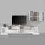 Parete attrezzata Milos 240 Gihome ® bianco pero
