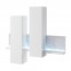 Pensile per parete attrezzata Megan Gihome ® bianco cemento