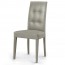 Sedia ecopelle Krizia Gihome ® grigia