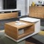 Tavolino Megan Gihome ® bianco rovere