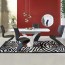 Tavolo allungabile Dione Gihome ® vetro bianco