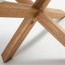 Tavolo legno massello rotondo Lotus Gihome ® 135